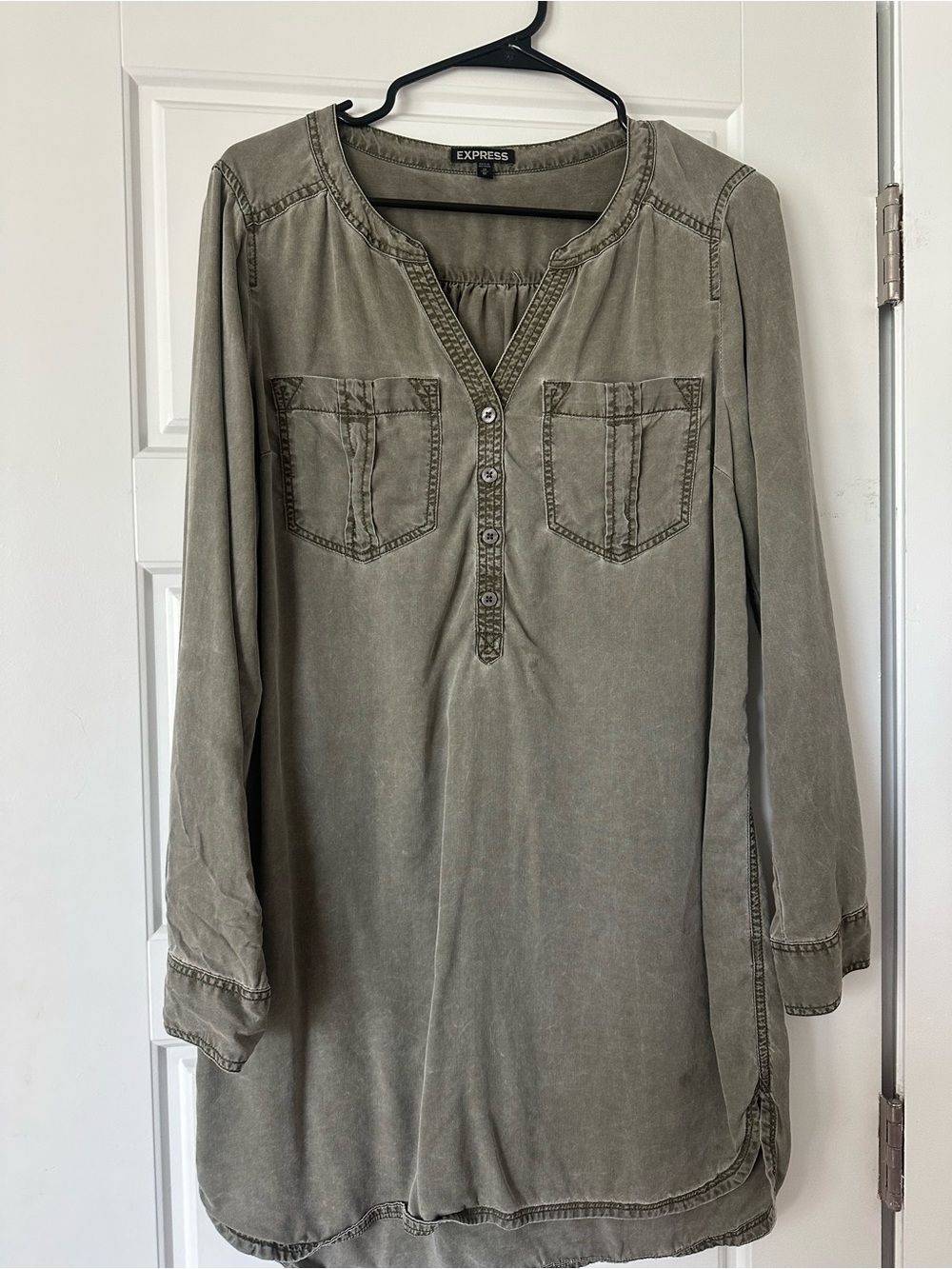 Express Olive dress